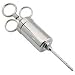 2 oz. Commercial Grade Nickel-Plated Marinade Injector