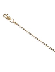 14k Gold Filled Bead Chain Necklace (1.5mm)
