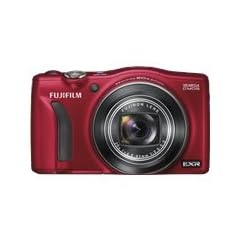 Fujifilm FinePix F770EXR Digitalkamera (16 Megapixel, 20-fach opt. Zoom, 7,6 cm (3 Zoll) Display, bildstabilisiert) rot