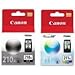 Canon PG-210XL /CL-211XL Color Ink Cartridge Combo Pack-Black