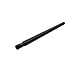 Aven 23008 Black Polypropylene ESD Safe Brush, Style #8, 120mm Length