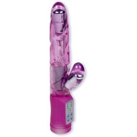 Doc Johnson-Lucid Dream #48 Squirmy Vibrator Purple, Free Lube Sample and Batteries Included