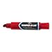 Marks-A-Lot Permanent Marker, Chisel Tip, 5/8", Jumbo, Red Ink AVE24147