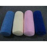 BRAND NEW Memory Foam Pillow ROUND NECK ROLL COMFORT PILLOW 20 x 7 Dark Blue color