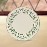 Lenox Holiday Platinum Ivory China Dinner Plate