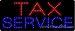 Tax Service Outdoor LED Sign 13 x 32