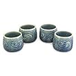 Tea cups, 'Mek' (set of 4)