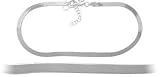 Genuine Sterling Silver Omega Style Anklet