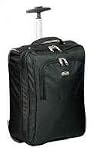 Aerolite Cabin Approved 18 Inch Hand Luggage Bag (Black)