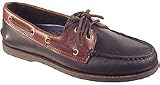 Sperry Top-Sider Mens Authentic Original Deck Shoes,Black/Amaretto,8 W US