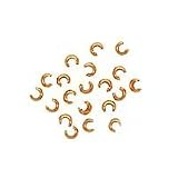 14K Gold Filled Crimp Bead Covers 3mm (X20)