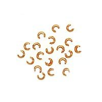 14K Gold Filled Crimp Bead Covers 3mm (X20)