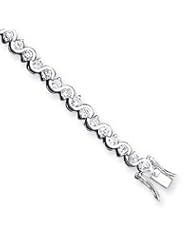 Sterling Silver CZ Bracelet