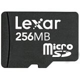 Lexar SDMI256-624 256 MB MicroSD Flash Memory Card
