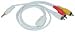NEW AV Cable for iPod 3.5/RCA, 6 ft - 10A1-05106