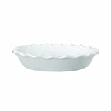 Emile Henry Pie Dish, 8-Inch, White