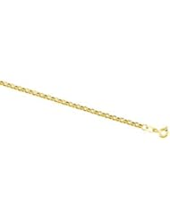 14K Yellow Gold Chain Bracelet 7 Inch