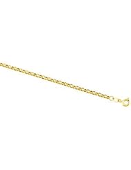 14K Yellow Gold Chain Bracelet 7 Inch