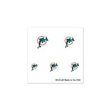 Miami Dolphins Official Logo Fingernail Tattoos