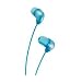 JVC HA-FX34-AE - In Ear Marshmallow Headphones - Blue