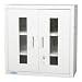 Lakeside Medication Storage Cabinet, 2 Fixed & 1 Adjustable Shelves