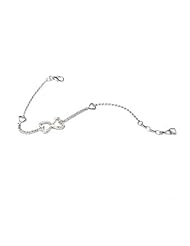 Heart To Heart I - Diamond And 18K White Gold Bracelet