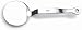 Sanelli 168010 S/S Round Meat Pounder