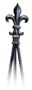 Fleur-De-Lis Natural Tripod