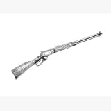Pewter Pin Badge Shooting Winchester Rifle