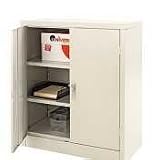 Alera 83107 Quick-Assemble High Storage Cabinet, 36W x 18D x 42H, Light Gray