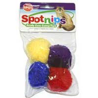 Spot ”Spotnips” Wool Pom-Poms with Catnip Cat Toys