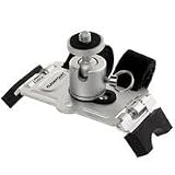 Flashpoint Action Mount head with Velcro Straps & 1/4x20 Thread Mount for Lightweight Cameras, Mounts to Bike Handlebar or Pipe