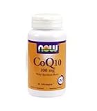 Now Foods CoQ10 100mg, 90 caps( Eight Pack)