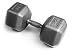 Pro Hex Dumbbell with Cast Ergo Handle - Grey 90 lb