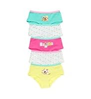 5 Pack Cotton Rich Boofle Shorts