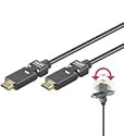 Kabel HDMI-St.>HDMI-St. 1,5m Goldkontakt u. frei abwinkelbar Vers. 1.3c