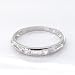 0.10 Carat Round Diamond Wedding Ring in 18ct Solid White Gold