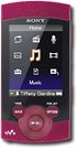 Sony Walkman NWZ-S544 Series Player (Red)