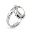 Shape Dangling Oval Ring
