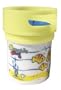 Munchie Mug - The New Spill Resistant Snack Cup for Toddlers. Made in the USA. - BPA Free. FDA compliant materials. - Yellow Top