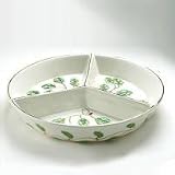 Noritake Holly & Berry Gold 3-Part Serving Dish