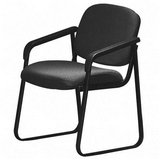 Kitchen & Housewares : Guest Chair / Visitors Chair - Deluxe Sled Base Arm Visitors Chair - Office Star - V4410