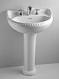 Chartwell Pedestal Sink - White