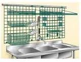 SmartWall Plus Grids and Shelving Accessories, Metroseal 3 Flat Grid Shelf - Shelves for Grids,