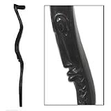Wood walking stick, 'Cobra-Man'