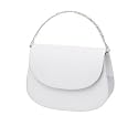 Rounded Flap with Multi Color Beaded Handle Dyeble Evening Bag (D 11077)
