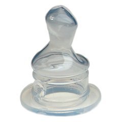 Gerber Nuk Silicone Orthodontic Nipples, Medium Flow, Size: 2 - 2 Per Pack