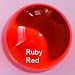 Ruby Red Acrylic Contact Juggling Ball - 76mm