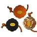 Pet Supplies : My Good Dog Vibram Black Small Ball and Rope Dog Toy (Black - 3'' ball, 13'' rope dog toy)