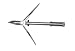 6MM Long Barb Tricut Tip for Speargun Fishing Spear Gun Fishing Free Dive Freedive Diving Diver Divers Scuba Dive Snorkel Snorkeling